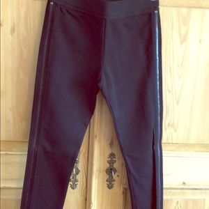 Cropped Skinny Pant Legging With Zipper Detail